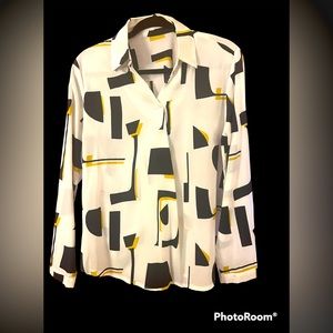 BOLD PRINT BLOUSE- No label